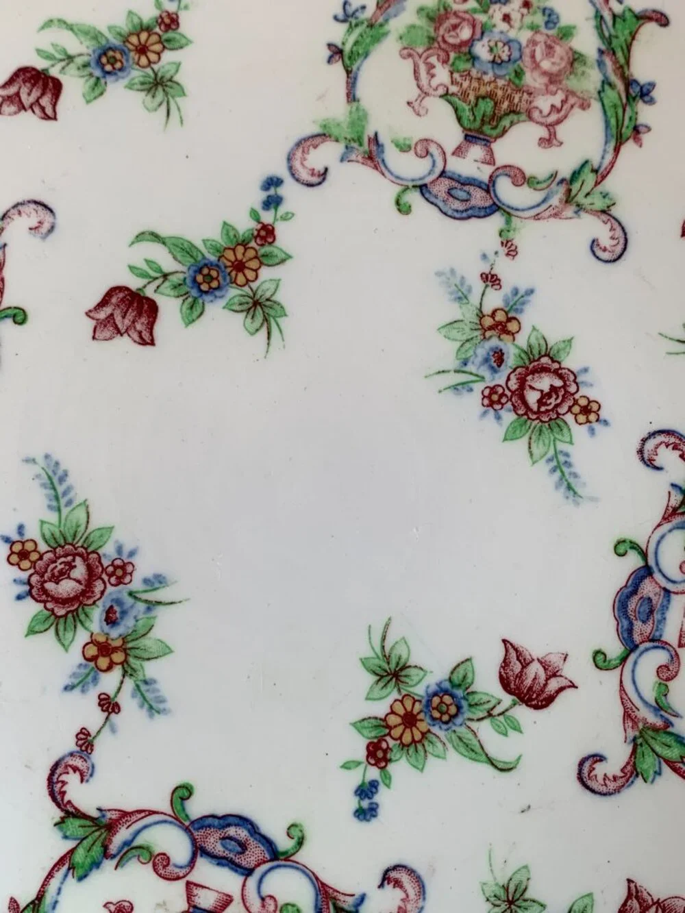VINTAGE TASHIRO SHOTEN YOKOHAMA CAKE PLATTER  MADE IN JAPAN  HAND PAINTED